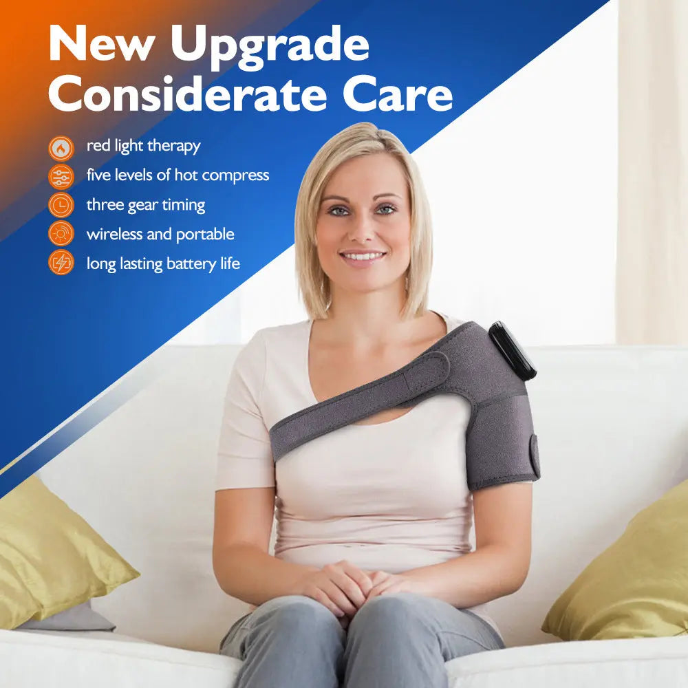 Hot Compress Red Light Knee Brace Therapy Charging Shoulder Elbow Universal Kore Shopping