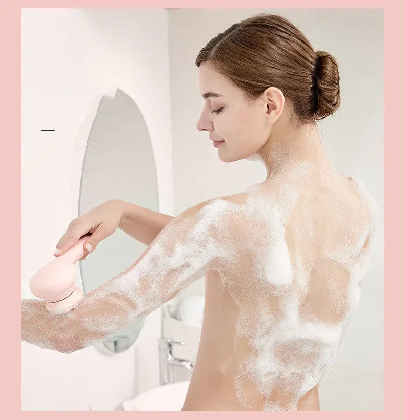 Bathing Instrument Full-automatic Massage Electric Back Mud  Bathing Brush, Lazy Person's Back Rubbing Brush Kore Shopping