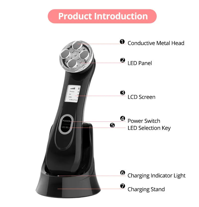 Facial care instrument with microneedles Kore Shopping