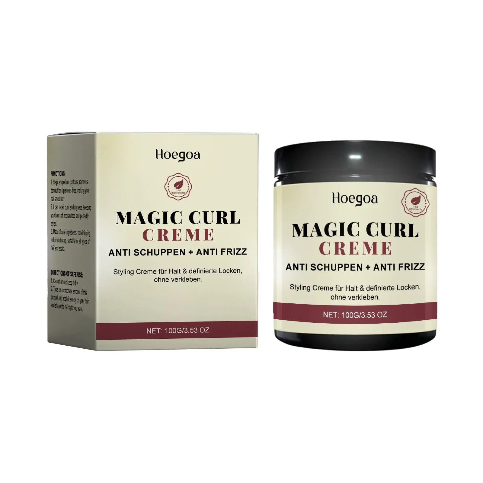 Curly Hair Shaping Care Nourishing Natural Soft Kore Shopping