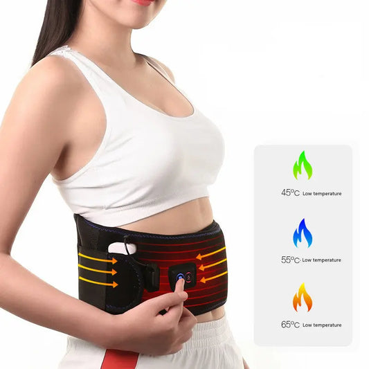 Cordless Heating Pad for Back Pain Relief with Massage Kore Shopping