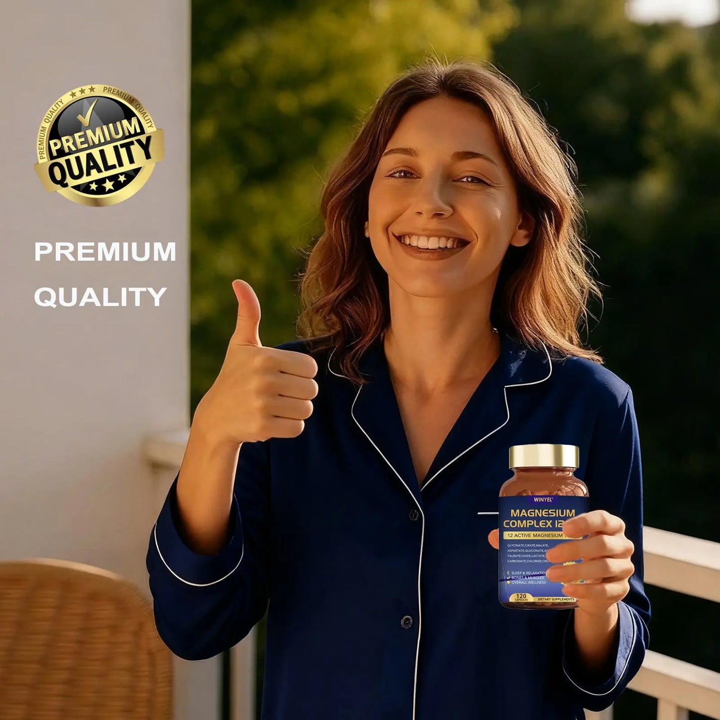 Magnesium Complex 700mg 12 In 1 Magnesium Supplement With Glycinate, Citrate, Malate  Sleep, Calm, Muscle Relaxation, Heart Health Support Vegan 120 Capsules Kore Shopping