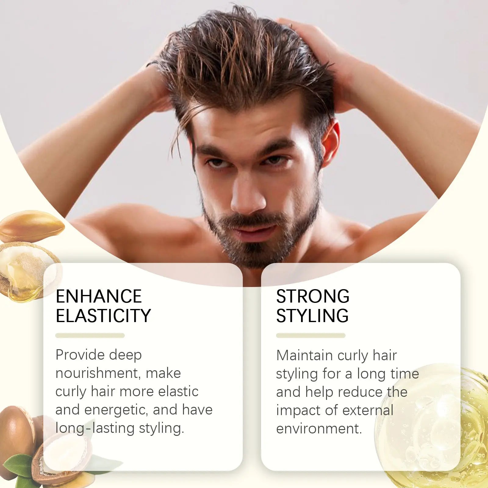 Curly Hair Shaping Care Nourishing Natural Soft Kore Shopping