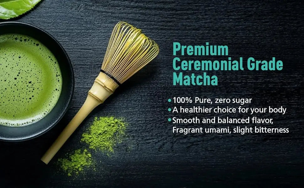 Matcha-Ceremonial Grade Organic Matcha Green Tea Powder,Premium First Harvest Unsweetened,1 0 0 Pure Matcha ForLattes,Smoothies,and Baking  40g 1.4oz-Ships From US- Tea-Coffee Mate Kore Shopping
