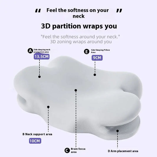 Duo Pillow Cervical Support Sleep Side Sleep Cervical Pillow Space Memory Pillow Kore Shopping