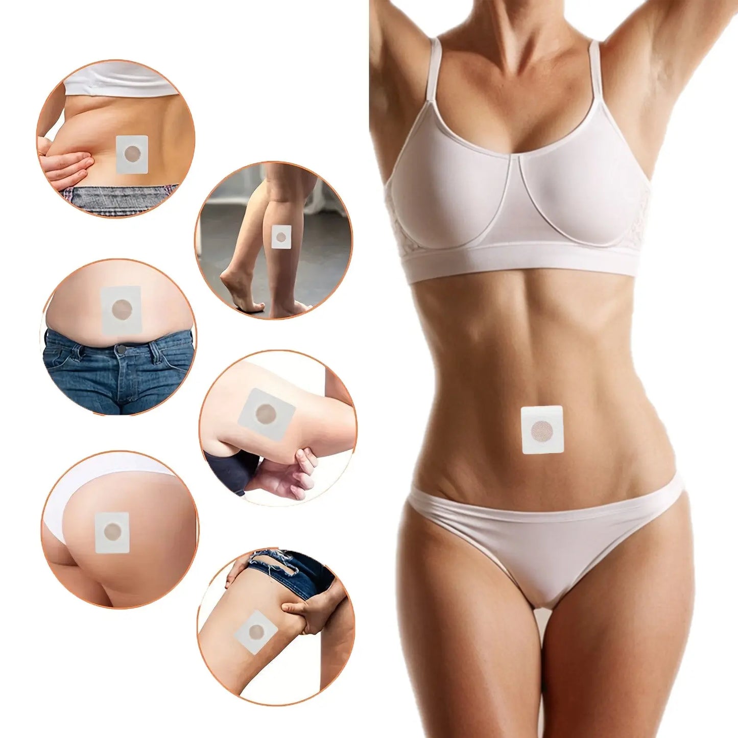 Navel Belly Button Patch Slimming Patch Abdomen Magnetic Detox Sticker Kore Shopping