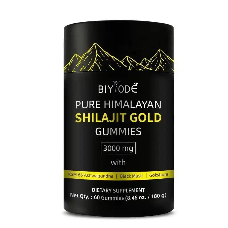 Pure Himalayan Shilajit Gummies  With Ashwagandha, Gokshura & Other Herbs No Added Sugar 60 Chewables Edible Supplement Kore Shopping