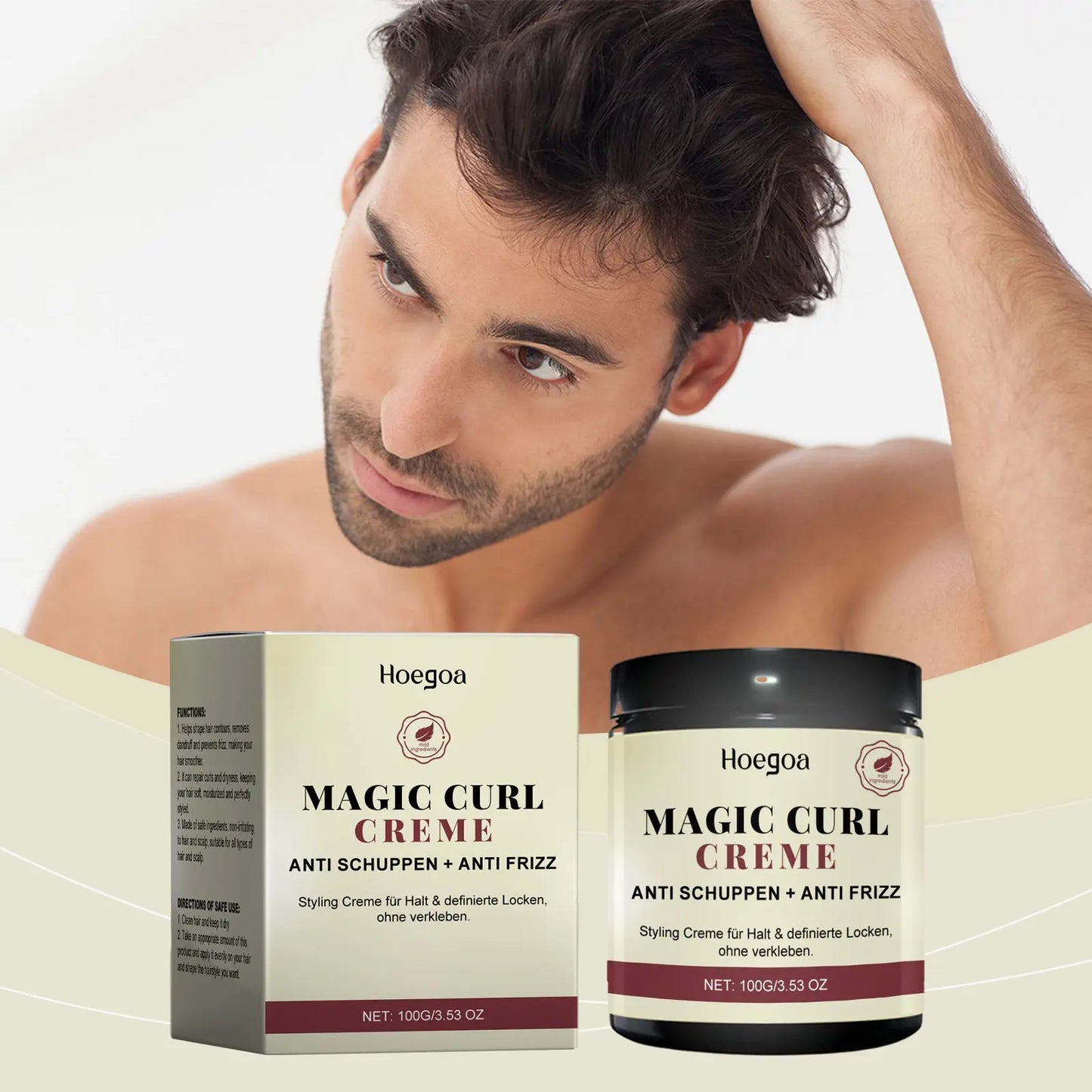 Curly Hair Shaping Care Nourishing Natural Soft Kore Shopping