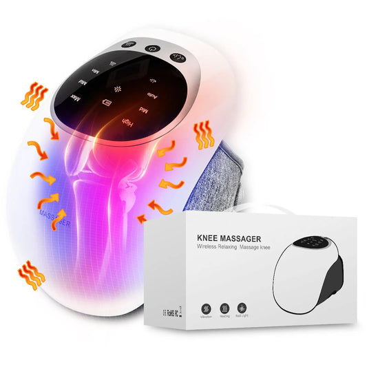 Wireless Knee Massager With LED, Heat & Vibration Pain Relief & Portable Kore Shopping