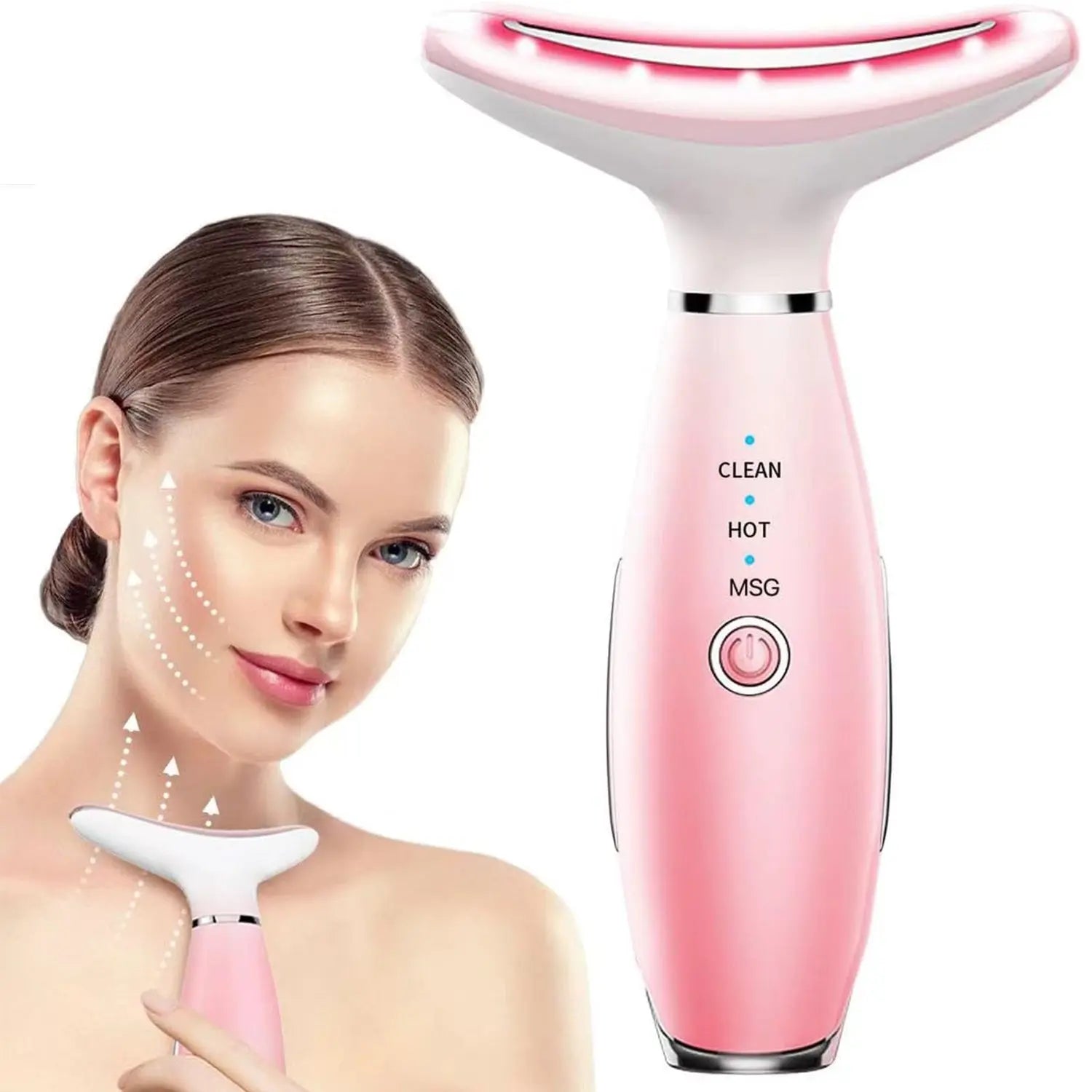 Neck Face Massager, Skin Care Face Massage Tool, 3-in-1 Facial Massager, Face Sculpting Tool With Thermals, Vibration Kore Shopping