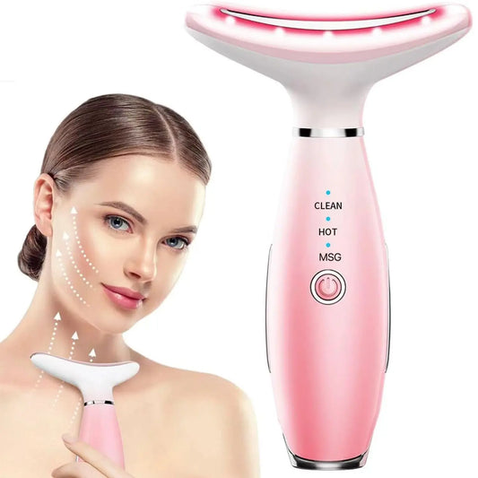 Neck Face Massager, Skin Care Face Massage Tool, 3-in-1 Facial Massager, Face Sculpting Tool With Thermals, Vibration Kore Shopping