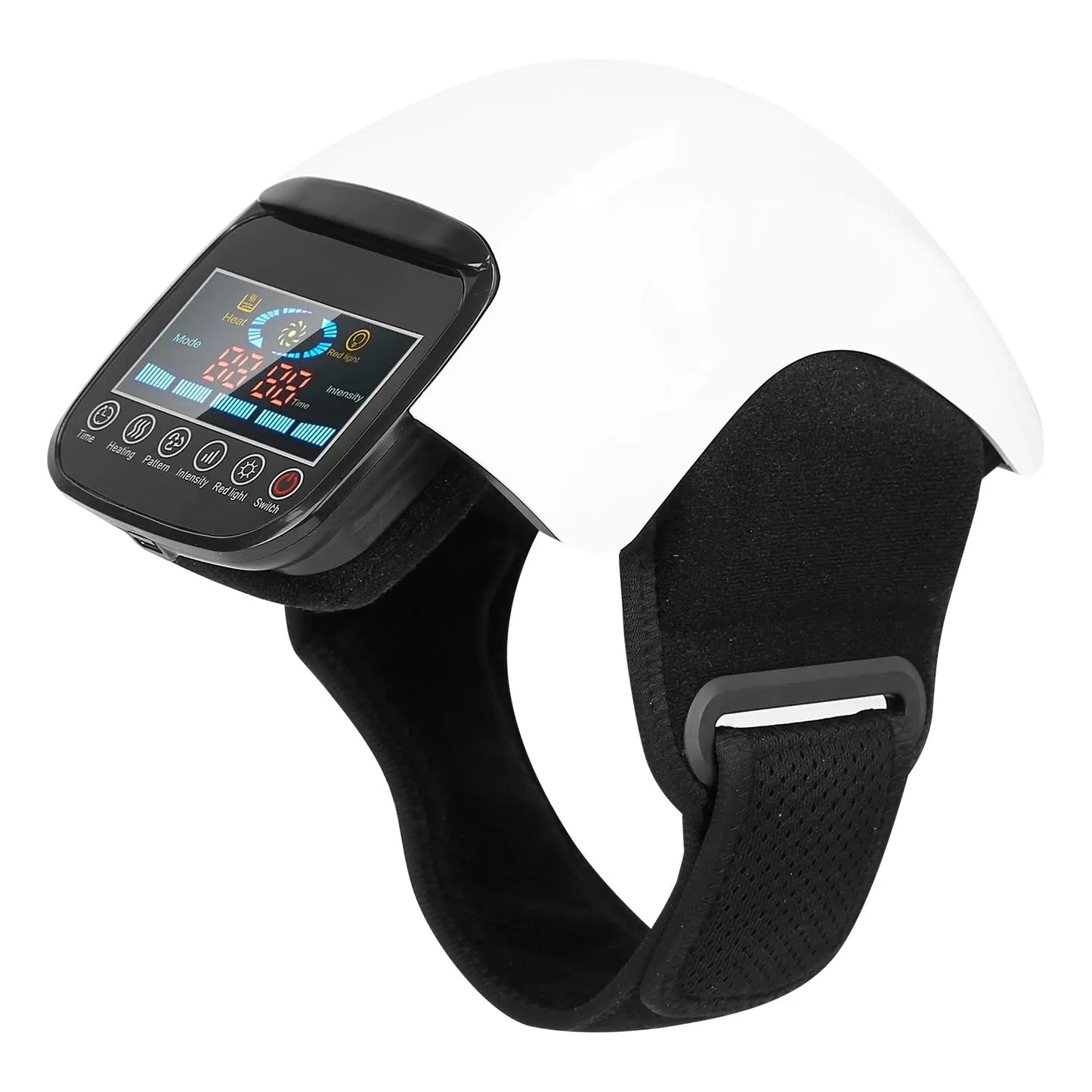 1Pc Electric Rechargeable Knee Massager Infrared Heat Pain Relief Therapy Knee Brace Wrap With Air Pressure Kneading Timer Temperature Adjustment Kore Shopping