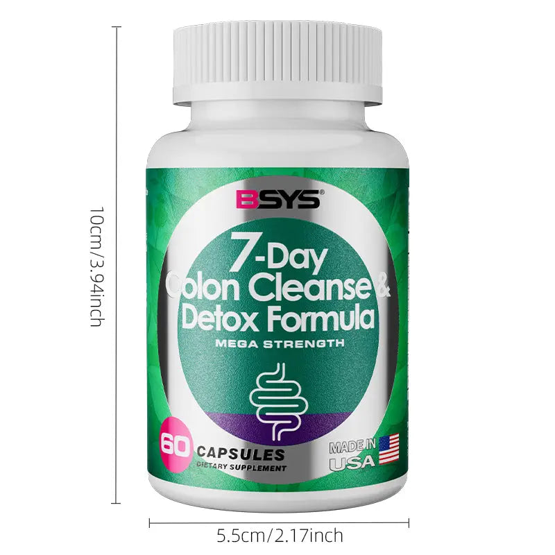 BSYS 7 Day Colon Cleanse & Detox Formula 60's Kore Shopping