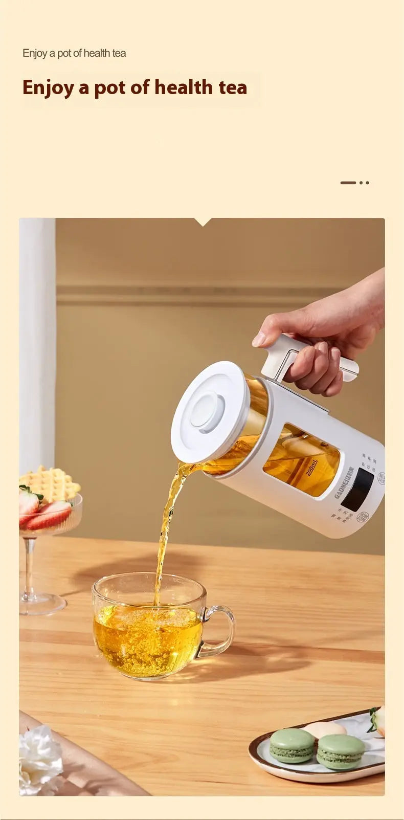 Mini Health Pot Office Mini Small Multi-function Kore Shopping