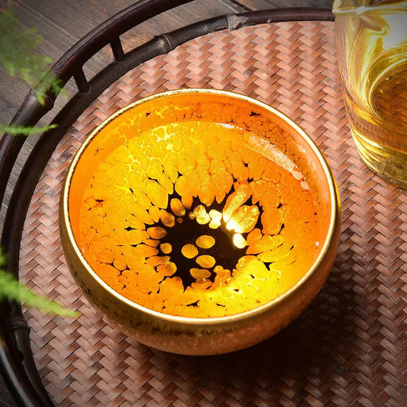 Health Care Gold Oil Drops Gilding Tea Cup Kore Shopping