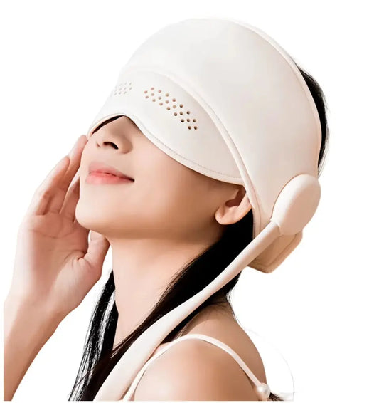 New Creative Sleep Aid Head Eye Massager Heating Pain Relief Relaxing Apparatusma Massage At Home Kore Shopping