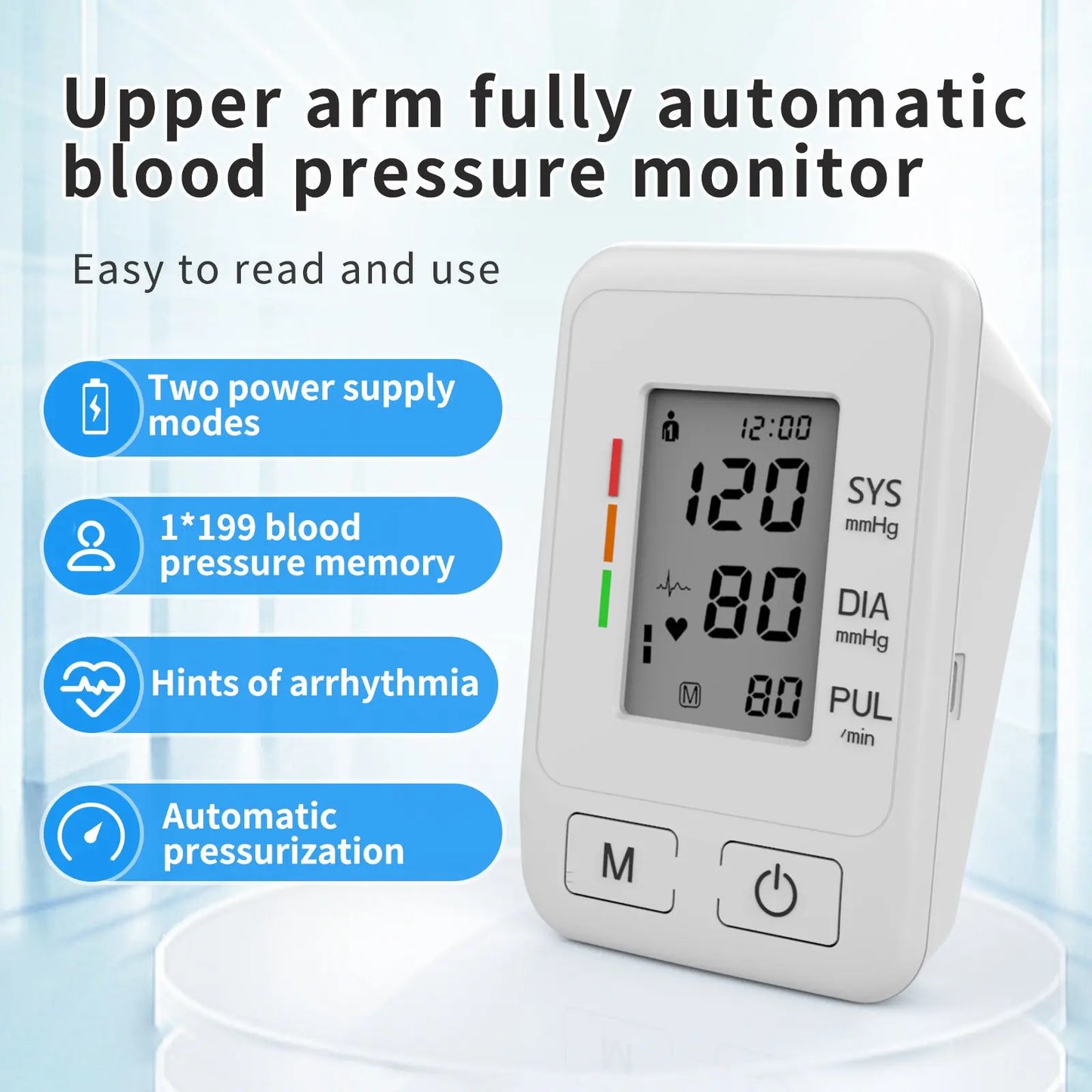 Upper Arm Electronic Blood Pressure Monitor Kore Shopping