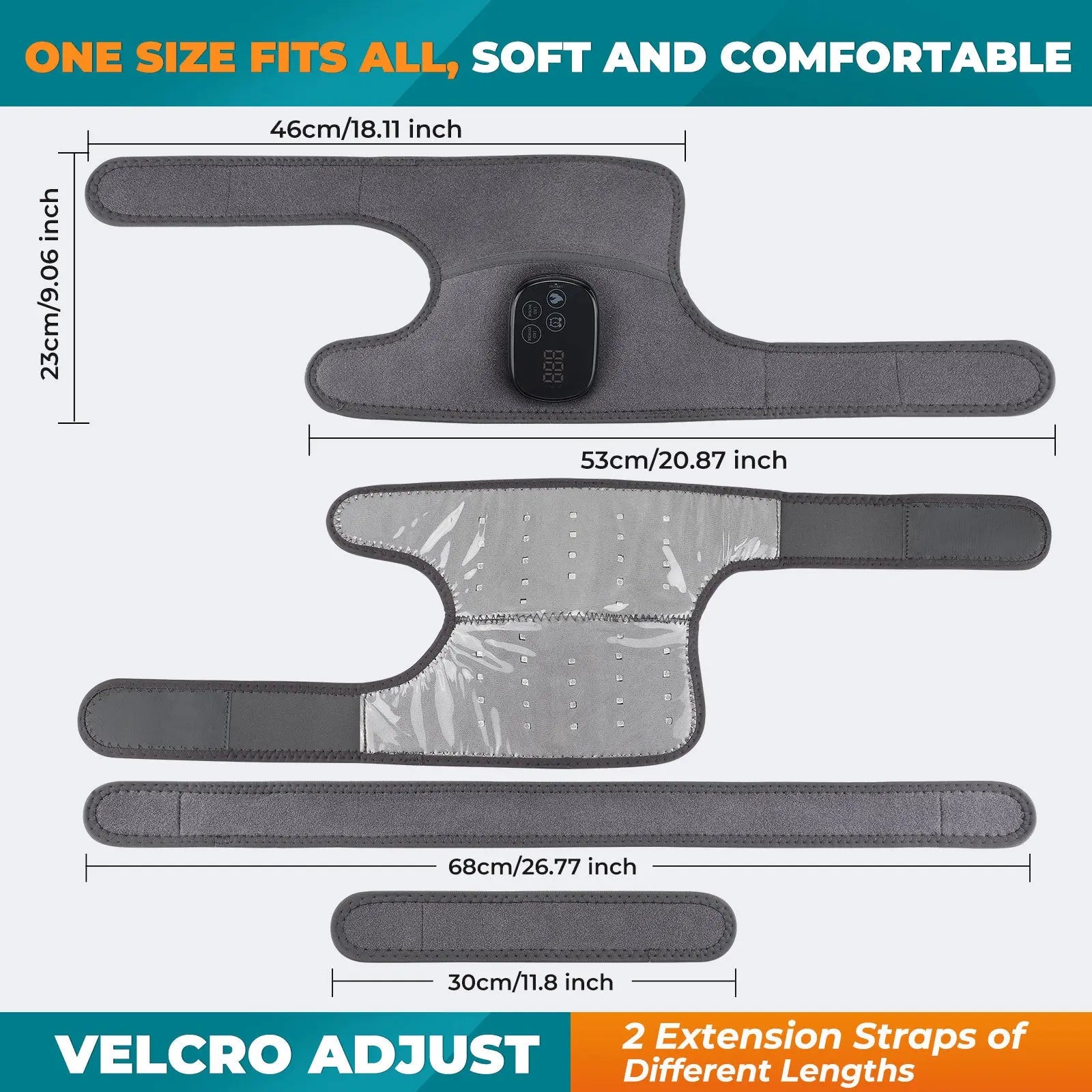 Hot Compress Red Light Knee Brace Therapy Charging Shoulder Elbow Universal Kore Shopping