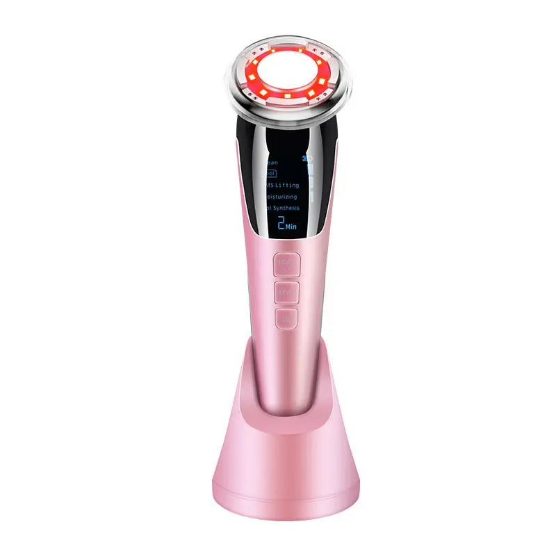 Ultrasonic LED Photon Vibration Light Therapy Massage Apparatus Micro-current Beauty Apparatus Kore Shopping