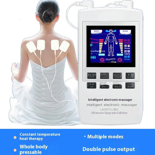 Multifunctional Heating Physiotherapy Instrument Household Portable Meridian Massage Equipment Health Care Function Kore Shopping