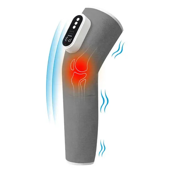 Cordless Leg Massager Air Compression Massager With Heat Thigh Knee Calf Massager With 3 Modes Adjustable Wrap For Pain Relief Kore Shopping