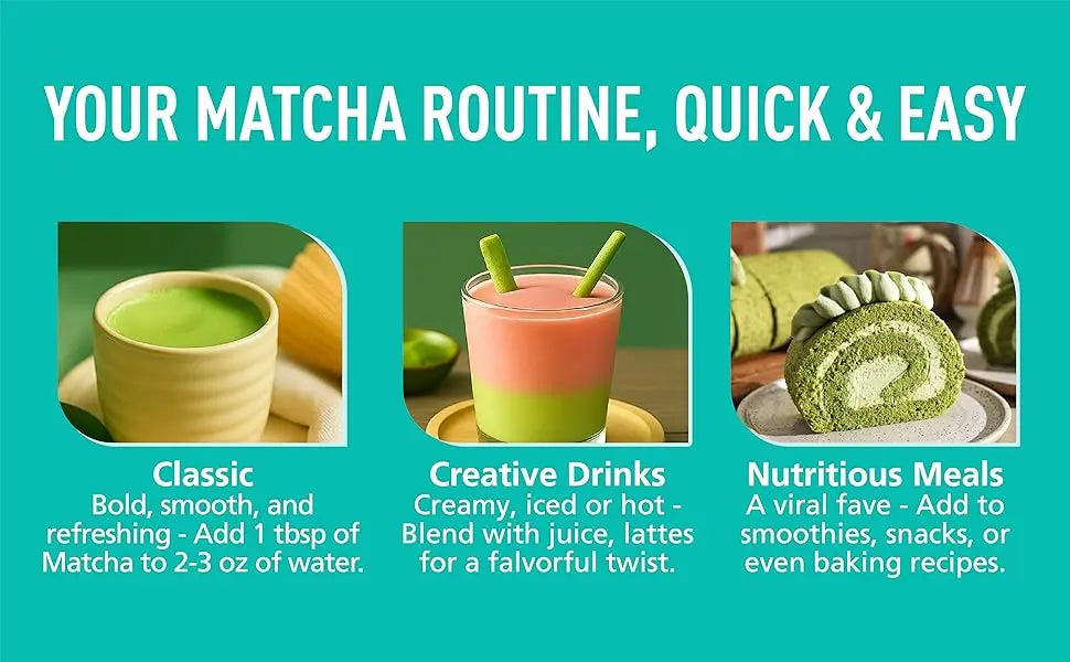 Matcha-Ceremonial Grade Matcha Green Tea Powder,Premium First Harvest Unsweetened,1 0 0 Pure Matcha ForLattes,Smoothies,and Baking 60g 2.1oz-Ships From US-Tea-Coffee Mate Kore Shopping