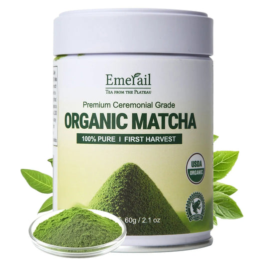Matcha--Ceremonial Grade Organic Matcha Green Tea Powder,Premium First Harvest Unsweetened,1 0 0 Pure Matcha ForLattes,Smoothies,and Baking 60g 2.1oz-Ships From US-Tea-Coffee Mate Kore Shopping