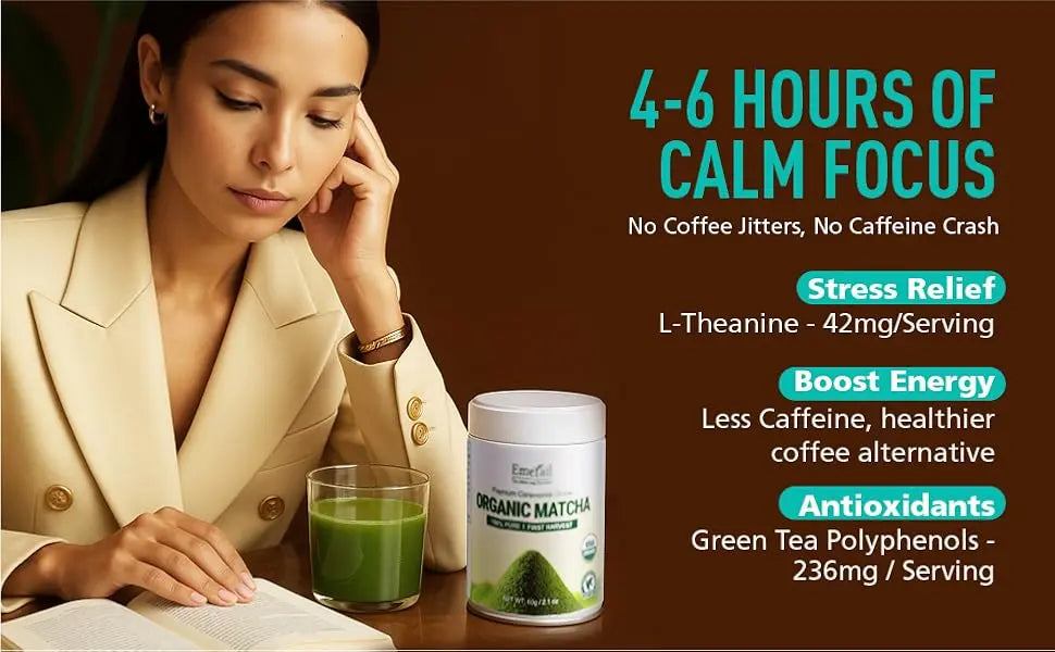 Matcha--Ceremonial Grade Organic Matcha Green Tea Powder,Premium First Harvest Unsweetened,1 0 0 Pure Matcha ForLattes,Smoothies,and Baking 60g 2.1oz-Ships From US-Tea-Coffee Mate Kore Shopping