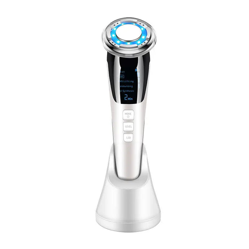 Ultrasonic LED Photon Vibration Light Therapy Massage Apparatus Micro-current Beauty Apparatus Kore Shopping
